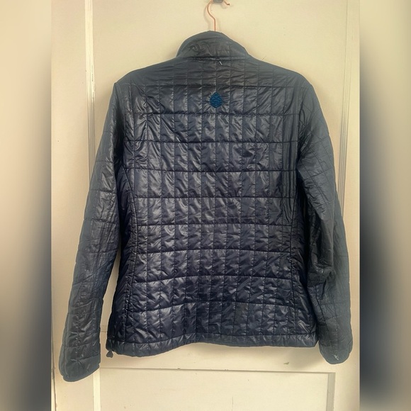 Stio Azura Puffer Jacket Women Size Medium Navy Blue Nylon Quilted Full $259 - Picture 5 of 5